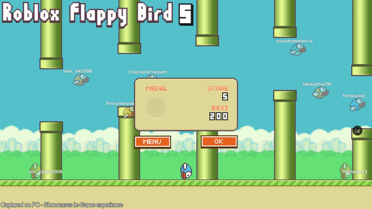 Roblox Flappy Bird screenshot