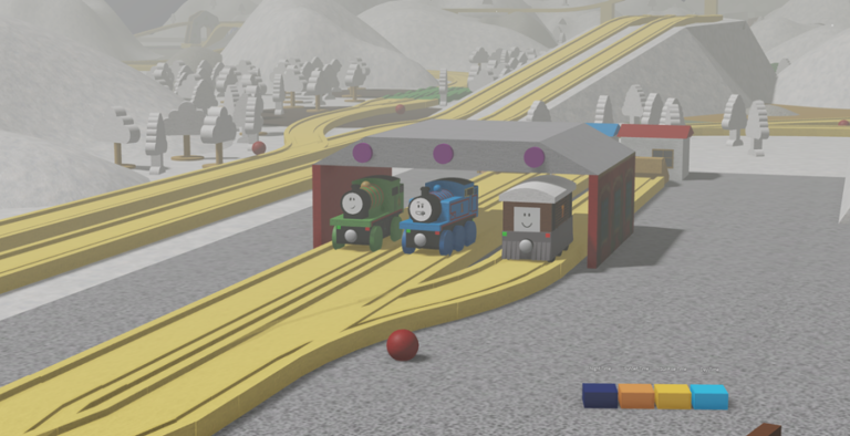 Blue Train Wooden Railway World screenshot