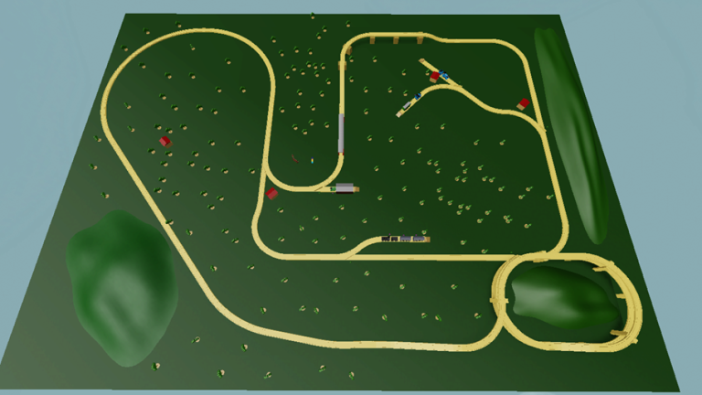 Blue Train Wooden Railway World screenshot