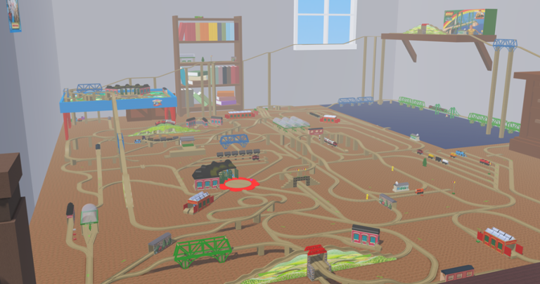 Wooden Railway Room screenshot