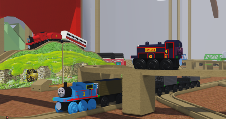 Wooden Railway Room screenshot