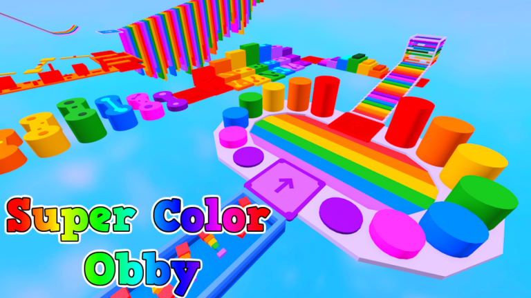 Super Color Obby 🌟 200 Stages! screenshot
