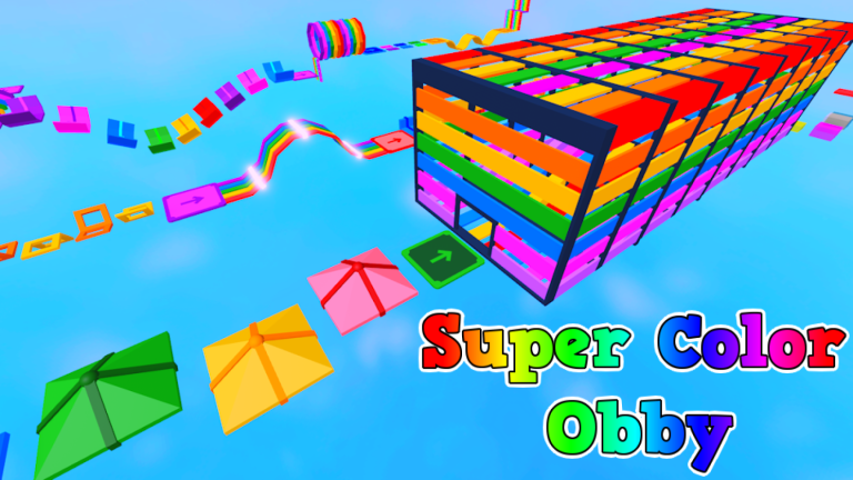 Super Color Obby 🌟 200 Stages! screenshot