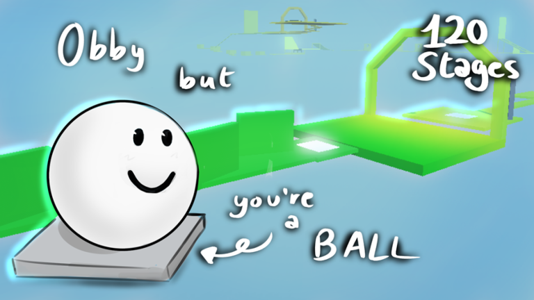 Obby but you're a ball screenshot