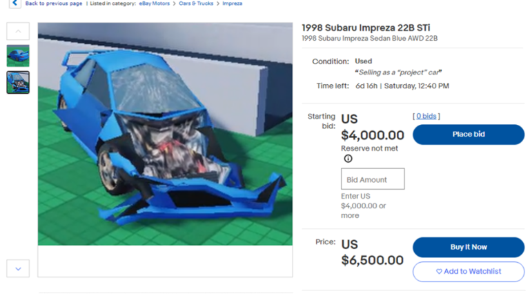 Softbody Car Crashes screenshot