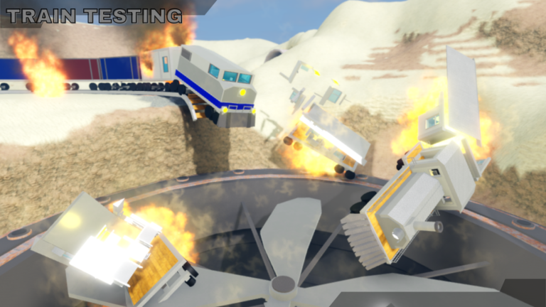 🔥Train Testing v9.8 [HELICOPTER TRAIN] screenshot
