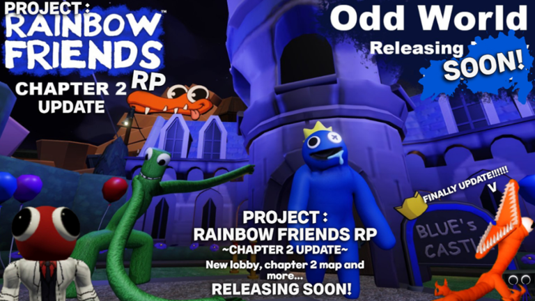 [NEW GAME?!] PROJECT : RAINBOW FRIENDS RP screenshot