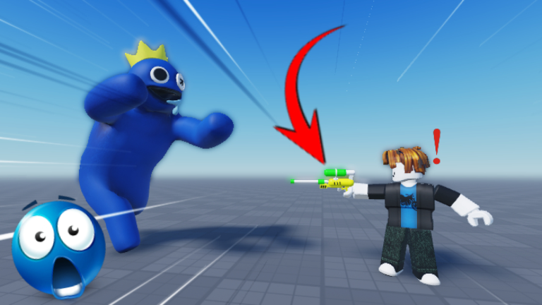 Rainbow Friends But Guns (Mod) screenshot