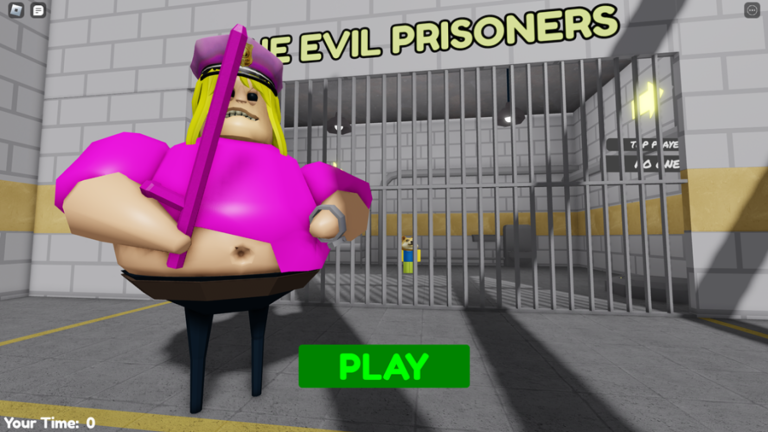 POLICE GIRL PRISON RUN (First Person Obby!) screenshot