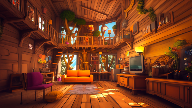 Update! Mega Treehouse Tycoon🏡 screenshot