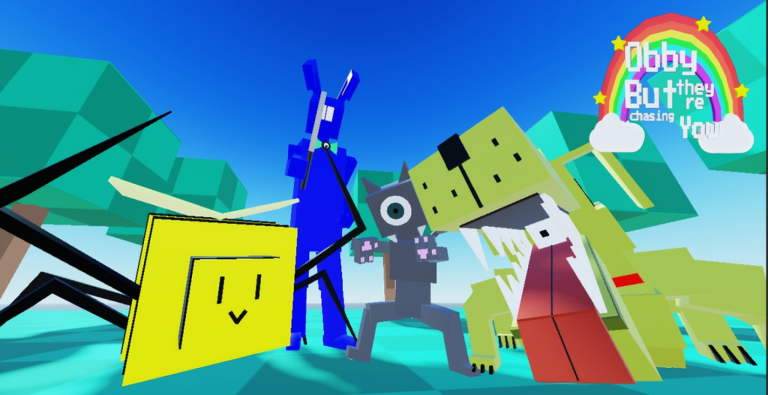 Obby but they're chasing you screenshot