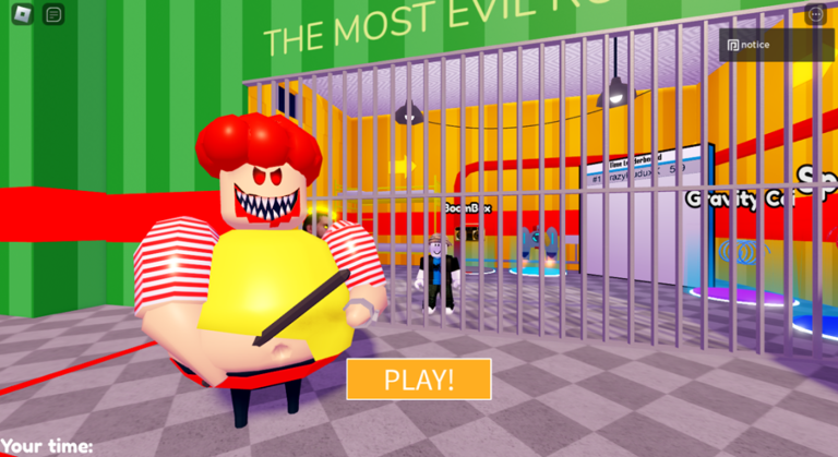 [🍟UPDATE!] RON PRISON RUN! (SCARY OBBY) screenshot