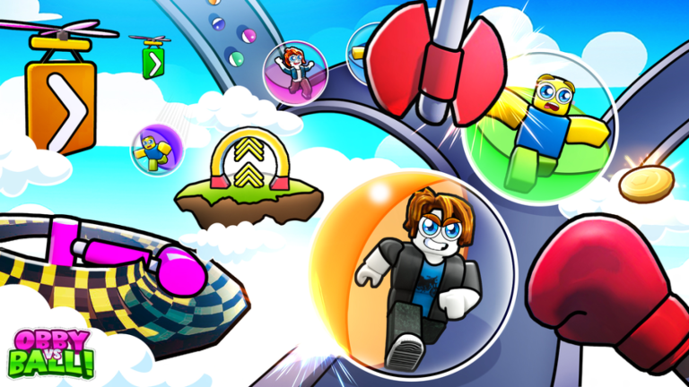 Obby But You're In a Ball screenshot