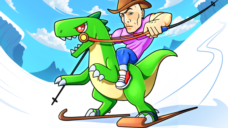 Ski Race Simulator screenshot