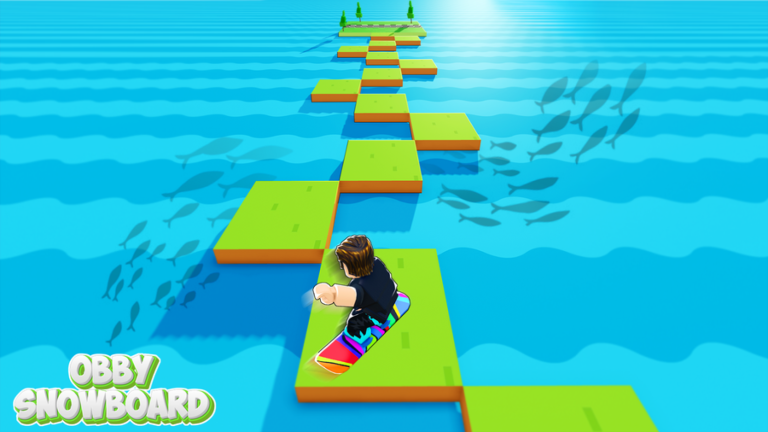 [UPD] Snowboard Obby ❄ World 8 screenshot