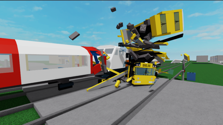 قطار يصطدم بسيارة للعرب القطار مقابل السيارة للعرب screenshot