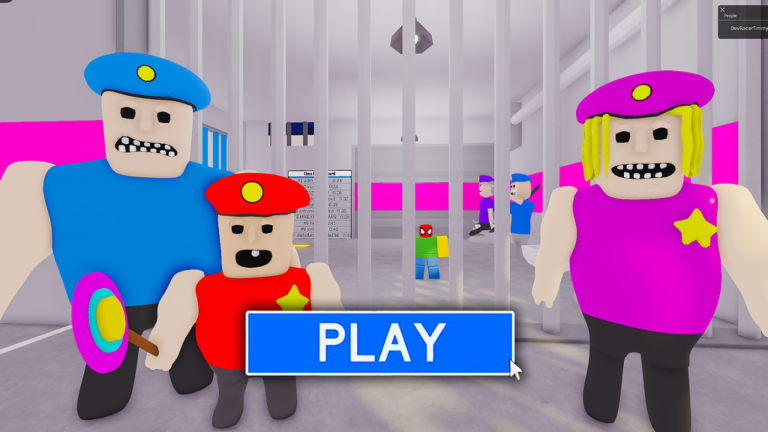 BUFF POLICE FAMILY PRISON RUN ESCAPE! (Obby) screenshot