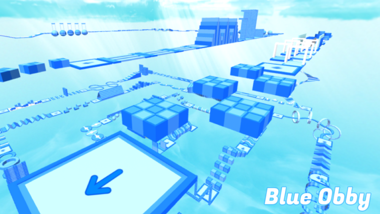 Blue Obby! screenshot