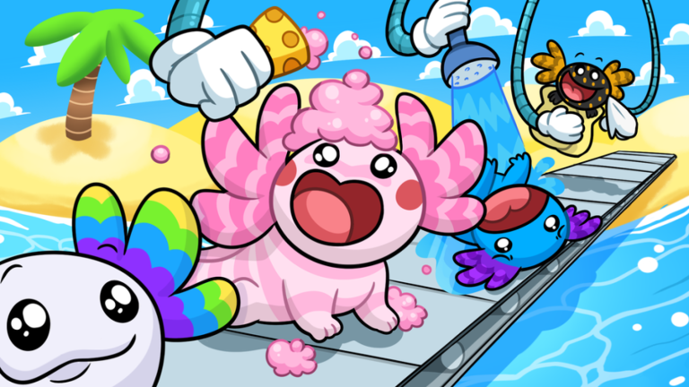 Axolotl Cleaning Tycoon screenshot