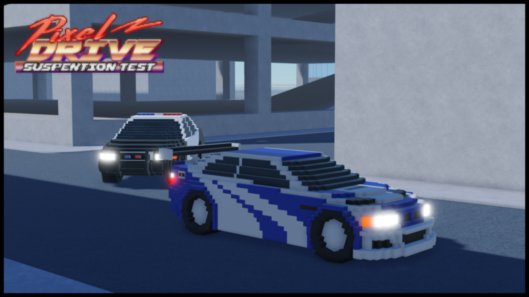 Pixel Drive Suspension Test 🏎️ screenshot