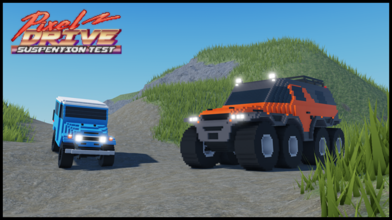 Pixel Drive Suspension Test 🏎️ screenshot