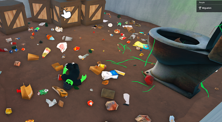 🤢TRASH MONSTER OBBY! (OBBY) screenshot