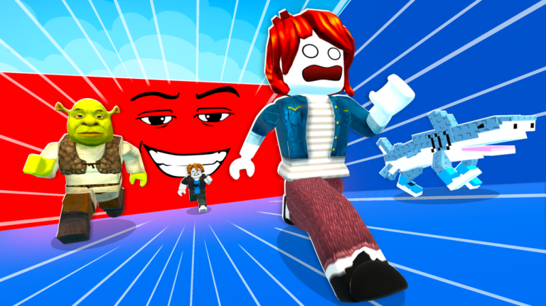 WALL with a FACE, Obby! screenshot