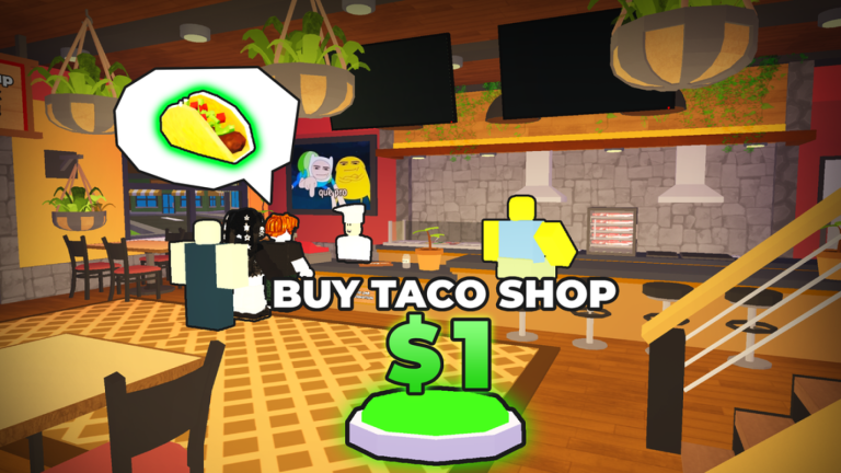 🌮 Taco Shop Tycoon [🎉2ND FLOOR!] screenshot