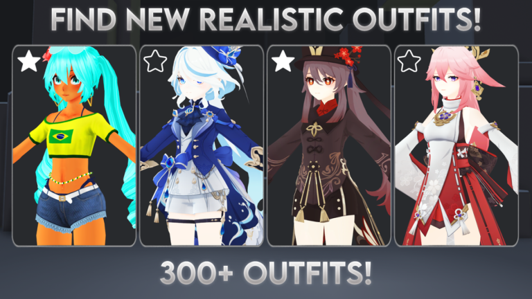 Realistic Anime Outfits screenshot