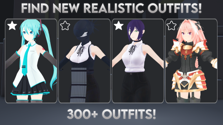 Realistic Anime Outfits screenshot