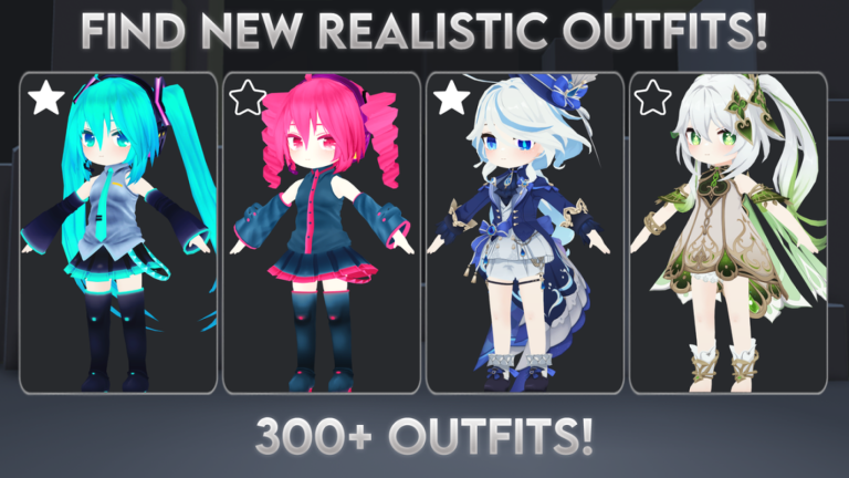 Realistic Anime Outfits screenshot