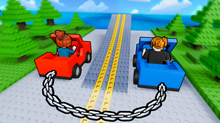 Chained Cars [2 Player Obby] screenshot