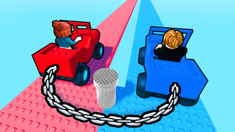 Chained Cars [2 Player Obby] screenshot