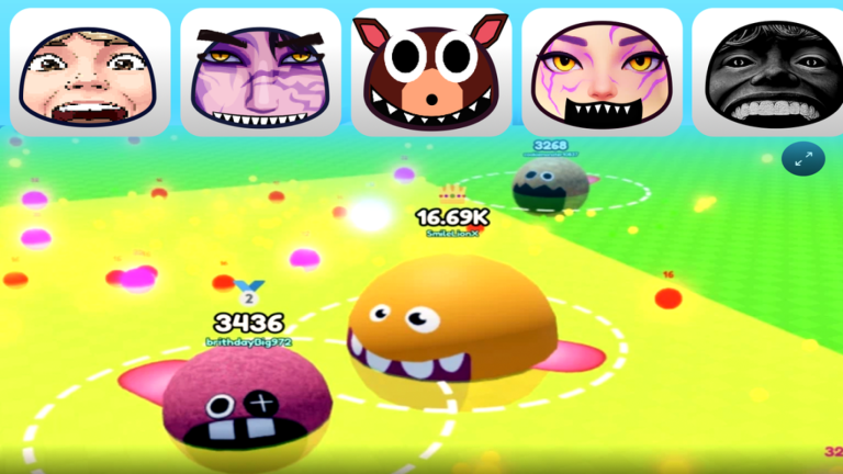 Om Nom Nom 😋 Eating Blobs Simulator screenshot