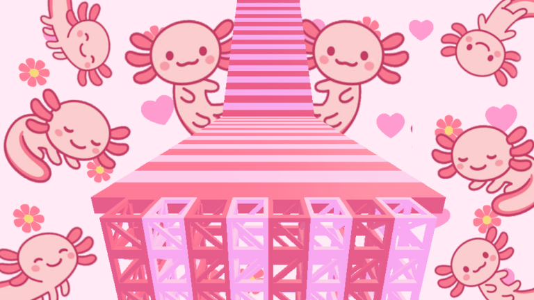 Axolotl Obby 🌸 screenshot