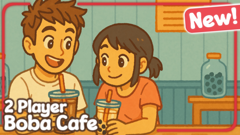 🧋2 Player Boba Cafe Tycoon 🧋 screenshot