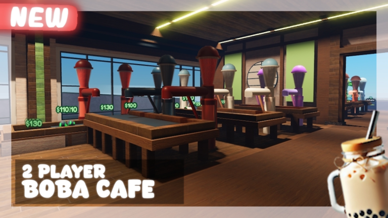 🧋2 Player Boba Cafe Tycoon 🧋 screenshot