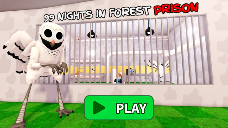 🦉99 NIGHTS IN FOREST PRISON RUN! (Obby) screenshot