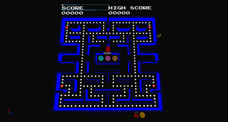 Ro-Pac   Pacman Testing screenshot