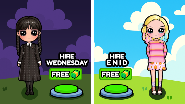 Wednesday Tycoon 🖤 screenshot