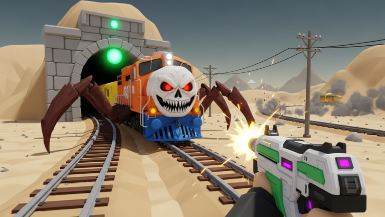 {UPD10}Shoot Train: Spider Attack screenshot