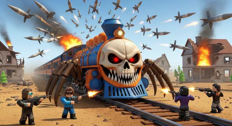 {UPD10}Shoot Train: Spider Attack screenshot