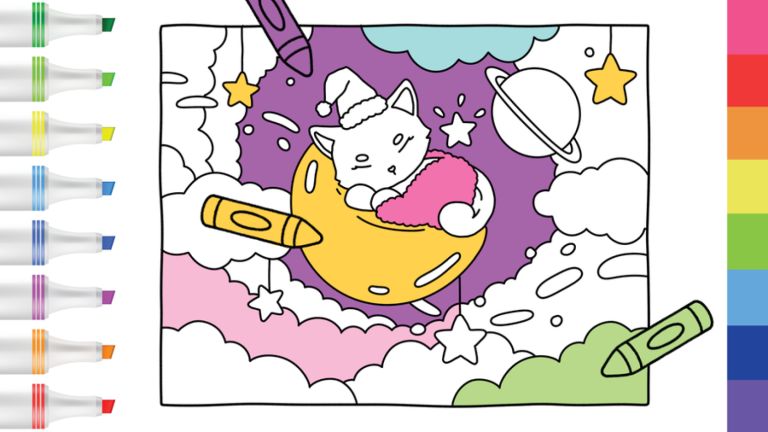 🎨 Roro's Diary Coloring Game ✨ screenshot