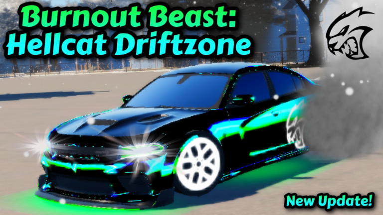 (❄️WINTER!!) Burnout Beast: Hellcat Driftzone🚗💨 screenshot
