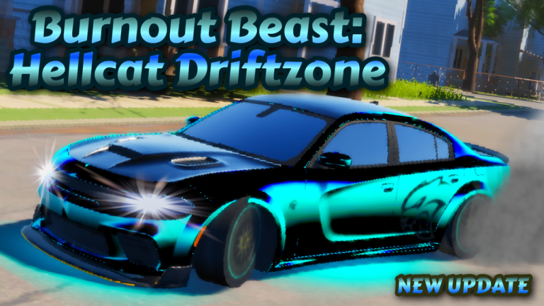 (❄️WINTER!!) Burnout Beast: Hellcat Driftzone🚗💨 screenshot