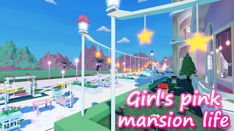 🏩Girl's pink mansion life🏩【Tycoon】 screenshot