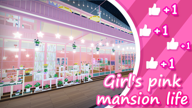 🏩Girl's pink mansion life🏩【Tycoon】 screenshot