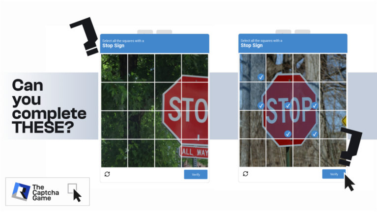 The Captcha Game | I'm Not a Robot screenshot