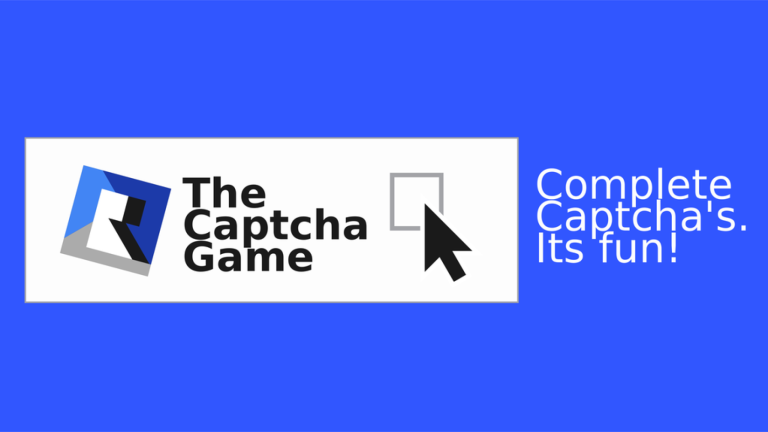 The Captcha Game | I'm Not a Robot screenshot