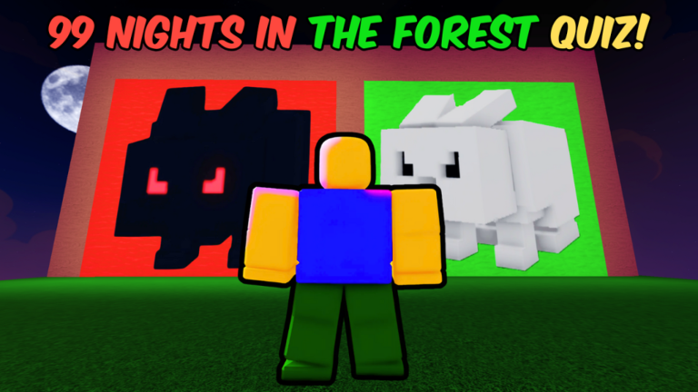 99 Nights in the Forest QUIZ! [CAVES UPDATE!] screenshot